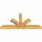 Ekena Millwork Richland Rough Sawn Timber Gable Bracket, Western Red Cedar, 84"W x 42"H x 6"D x 6"F, 12/12 Pitch GBW084X42X0606RIC00RWR - alternate 3